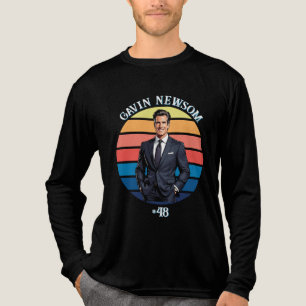 Gavin Newsom Vintage #48 Tri-Blend Shirt