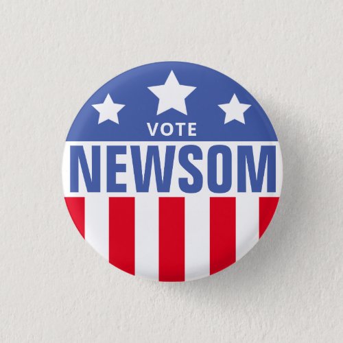 Gavin Newsom Vote Template Button