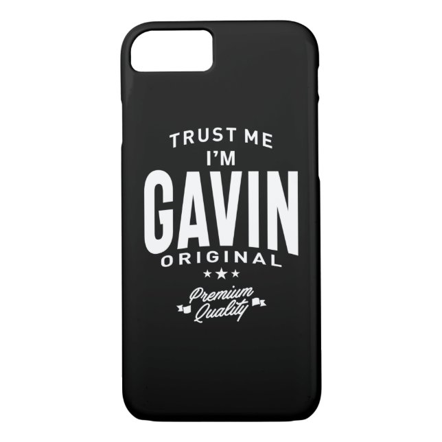 Gavin Personalized Name Birthday Gift Case-Mate iPhone Case (Back)