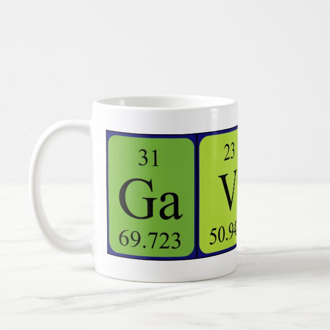 Gavino periodic table name mug (Left)