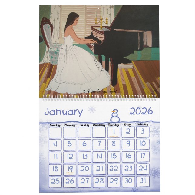 Gawayne's World Collection Calendar (Jan 2026)