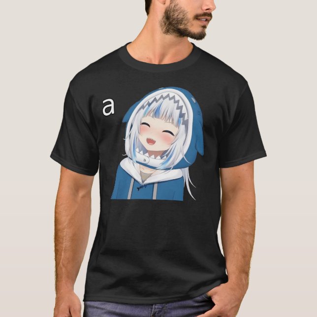Gawr Gura  Hololive EN Vtuber Essential  T-Shirt (Front)