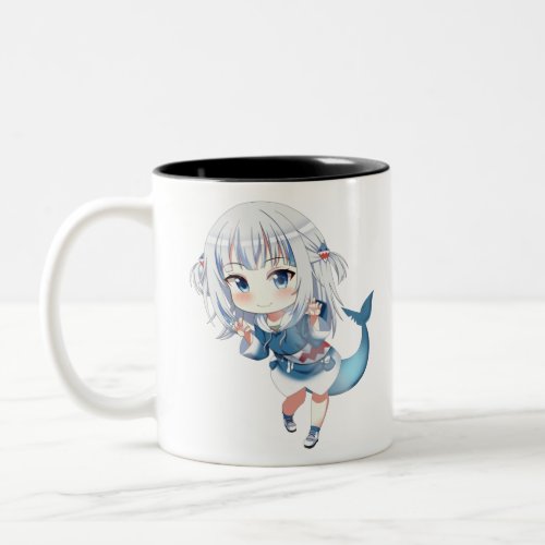 Gawr Hololive がうるぐら Two_Tone Coffee Mug