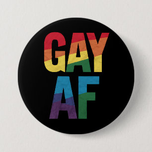 Gay AF LGBT Pride Gay Gift Pride Month Button