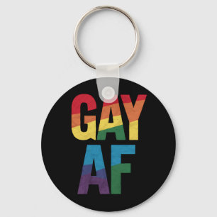 Gay AF LGBT Pride Gay Gift Pride Month Keychain