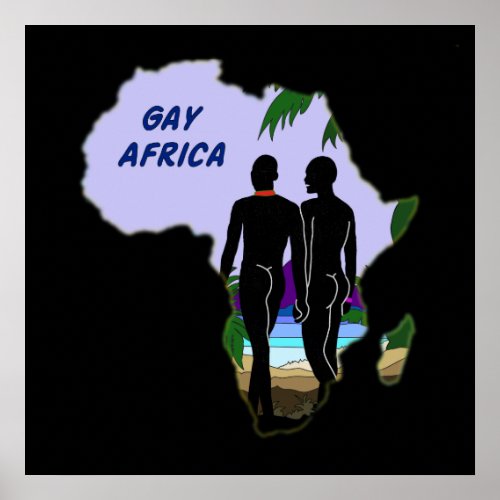 Gay Africa Travel Poster