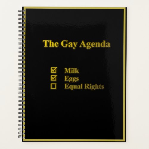 Gay Agenda _ Equal Right LGBT Planner