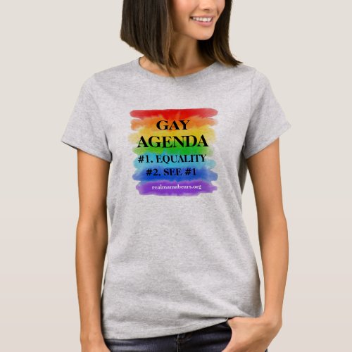 Gay Agenda T Shirt