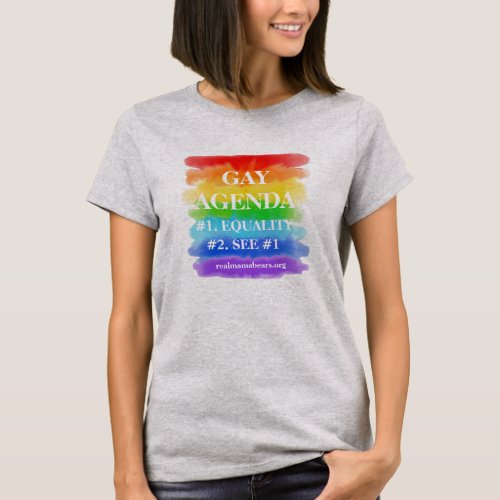 Gay Agenda T Shirt