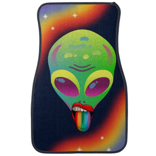 Gay Alien Car Floor Mat