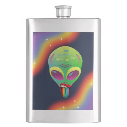 Gay Alien Flask