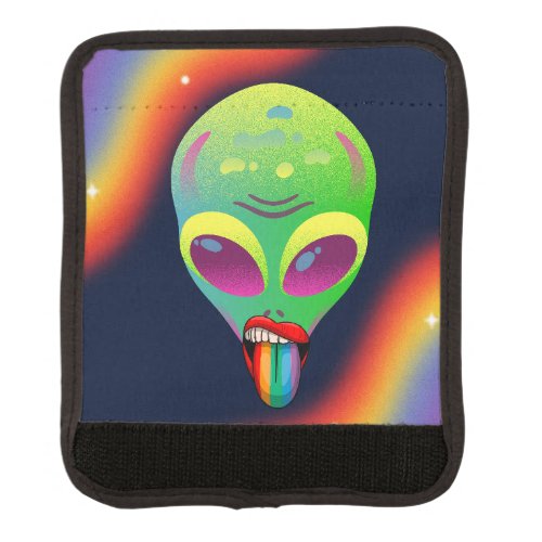 Gay Alien Luggage Handle Wrap