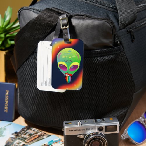 Gay Alien Luggage Tag