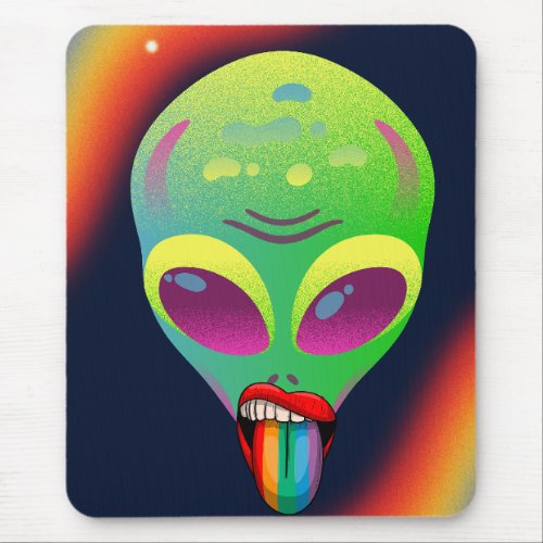 Gay Alien Mouse Pad