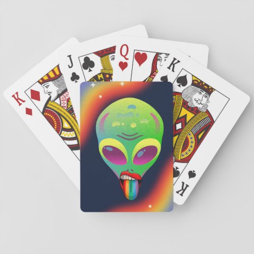 Gay Alien Playing Cards