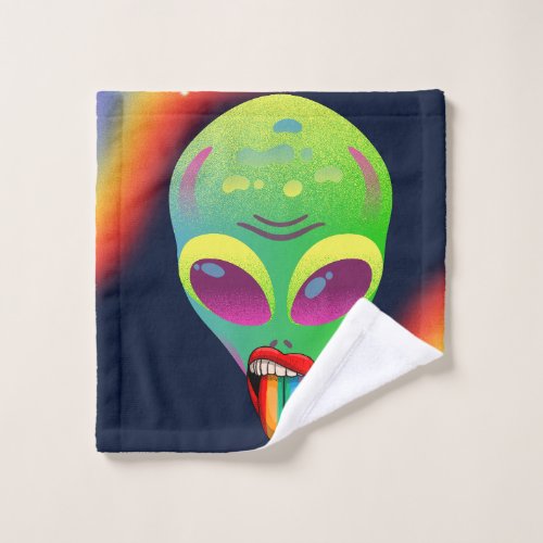 Gay Alien Wash Cloth