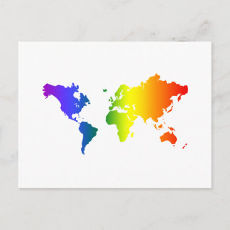 Gay all over the World Postcard