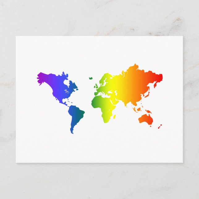 Gay all over the World Postcard (Front)