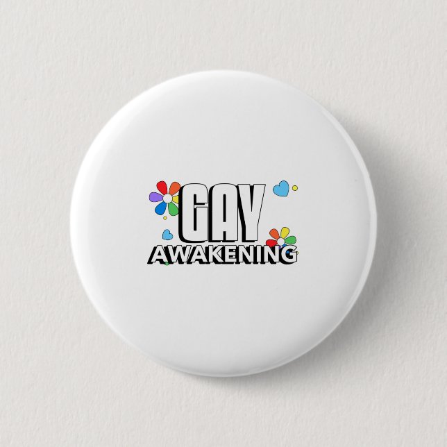 Gay Awakening Button (Front)