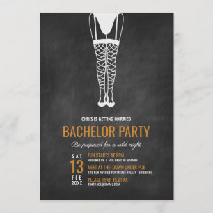 Gay Bachelor Party Invitation