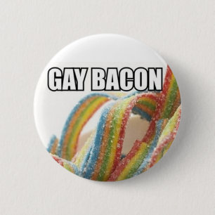 gay bacon :) button
