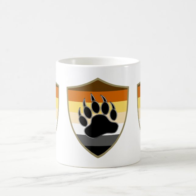 GAY BEAR BEAR PAW COFFEE MUG (Center)