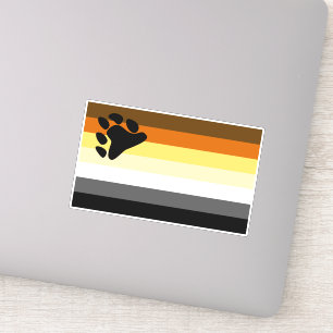 Gay Bear Brotherhood Flag Sticker