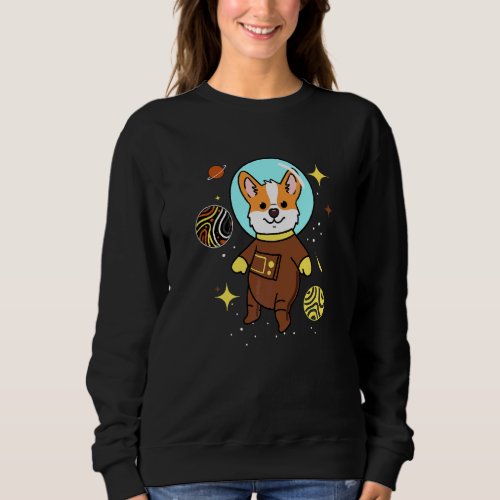 Gay Bear Corgi In Space Gay Bear Pride Sweatshirt