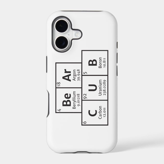 Gay Bear Cub Elements iPhone Case (Back)