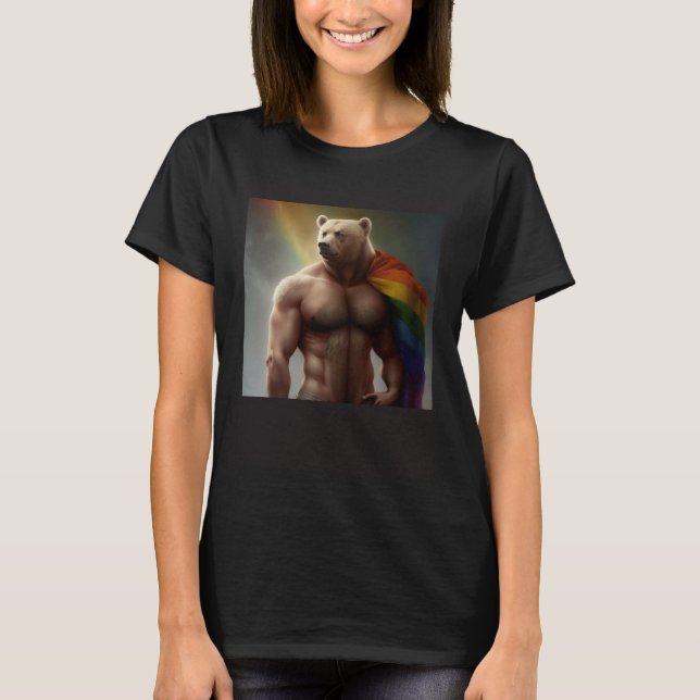 Gay Bear for lgbtq T-Shirt (Front)