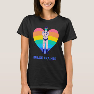 Gay Bear Gay Daddy Bulge Trainer Rainbow T-Shirt
