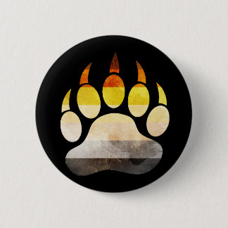 Gay Bear Paw Pinback Button