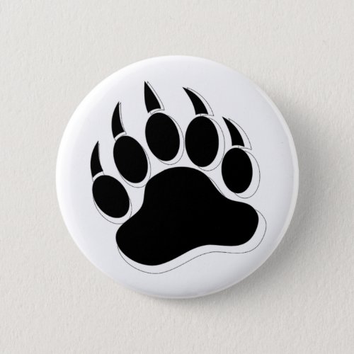 Gay Bear Pride 3D effect Bear Paw Claw _ Buttons