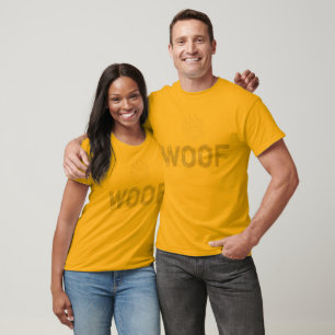 Gay Bear Pride distressed Bear Paw WOOF T-Shirt
