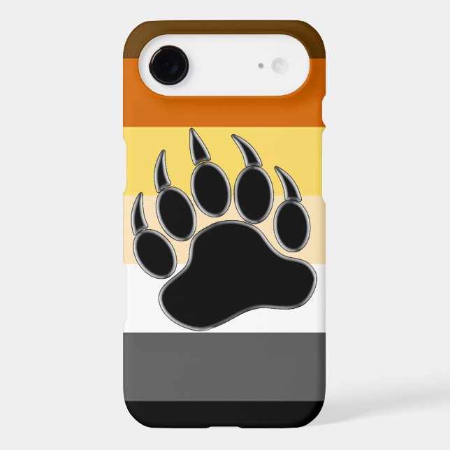 Gay Bear Pride Flag Bear Paw Case-Mate Samsung Galaxy Case (Back)
