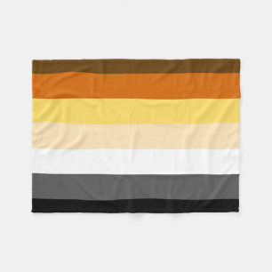 Gay Bear Pride Flag Fleece Blanket