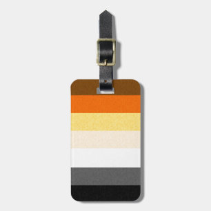 Gay Bear Pride Flag Luggage Tag