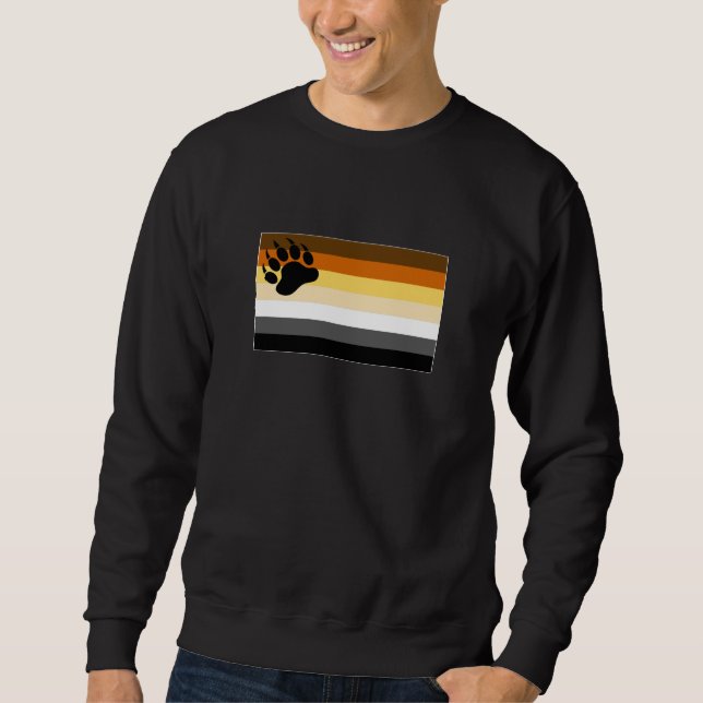 Gay Bear Pride Flag Sweatshirt (Front)