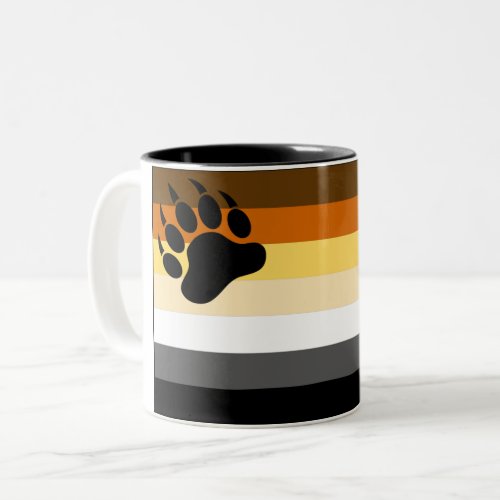 Gay Bear Pride Flag Two_Tone Coffee Mug