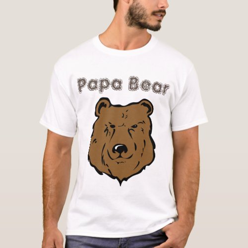 Gay Bear pride Papa Bear T_Shirt