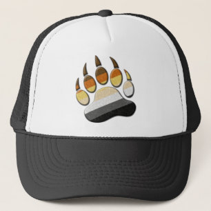 Gay Bear Pride Paw Trucker Hat
