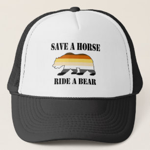 Gay Bear Save a Horse Ride a Bear Trucker Hat