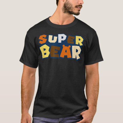 Gay bear shirt with bear pride flag super bear gay