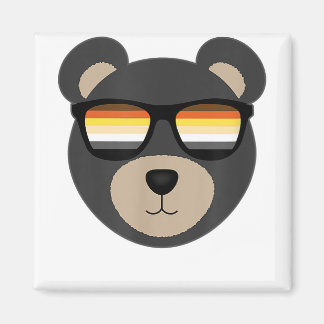 Gay Bear Sunglasses logo Magnet