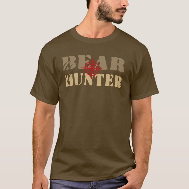 Gay Bears Pride BEAR HUNTER T-Shirt (Front)