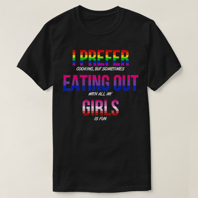 Gay Biseual Lesbian Pride Flag LGBTQ Funny LGBT Al T-Shirt (Design Front)