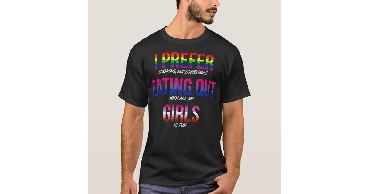 Gay Bisexual Lesbian Pride Flag LGBTQ Funny LGBT A T-Shirt | Zazzle