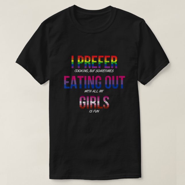 Gay Bisexual Lesbian Pride Flag LGBTQ Funny LGBT A T-Shirt | Zazzle