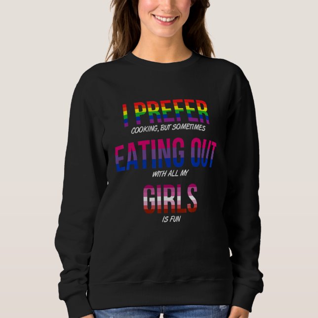 Gay Bisexual Lesbian Pride Flag Lgbtq  Lgbt Ally Sweatshirt (Front)