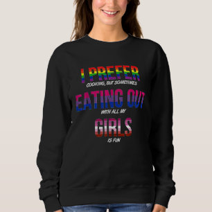 Gay Bisexual Lesbian Pride Flag LGBTQ LGBT Ally Sweatshirt